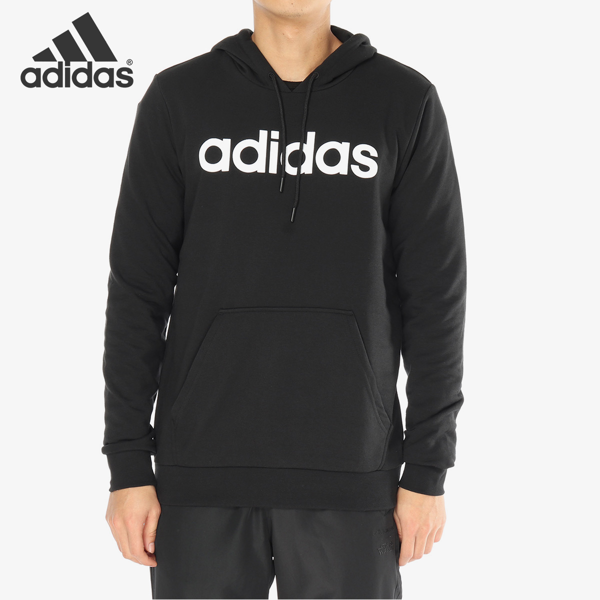 Adidas/阿迪达斯正品春秋新款运动休闲上衣连帽套头衫DM4254