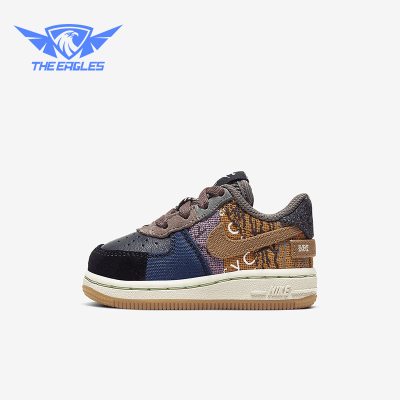 Nike/耐克正品AirForce1CactusJack新款经典婴童板鞋CT0911-900