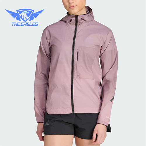 Adidas/阿迪达斯正品春秋款女士运动拉链经典连帽长袖外套KH4572