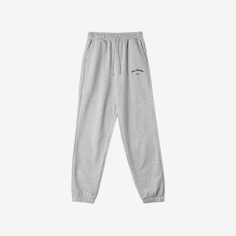 Puma/彪马官方正品新款女士亲肤字母系带针织运动长裤632537-04