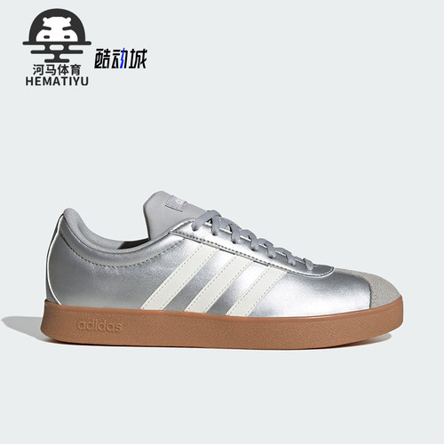 Adidas/阿迪达斯正品VL COURT BASE女士低帮潮流休闲板鞋JQ3048
