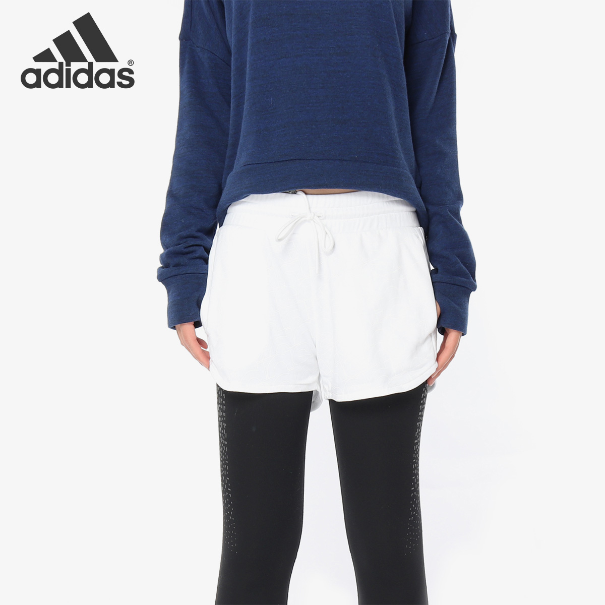 Adidas/阿迪达斯正品当季新款女子NEO休闲训练透气短裤CV7319