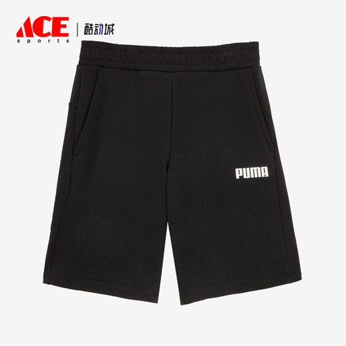 Puma/彪马正品男士透气舒适运动松紧印花休闲短裤848739-01