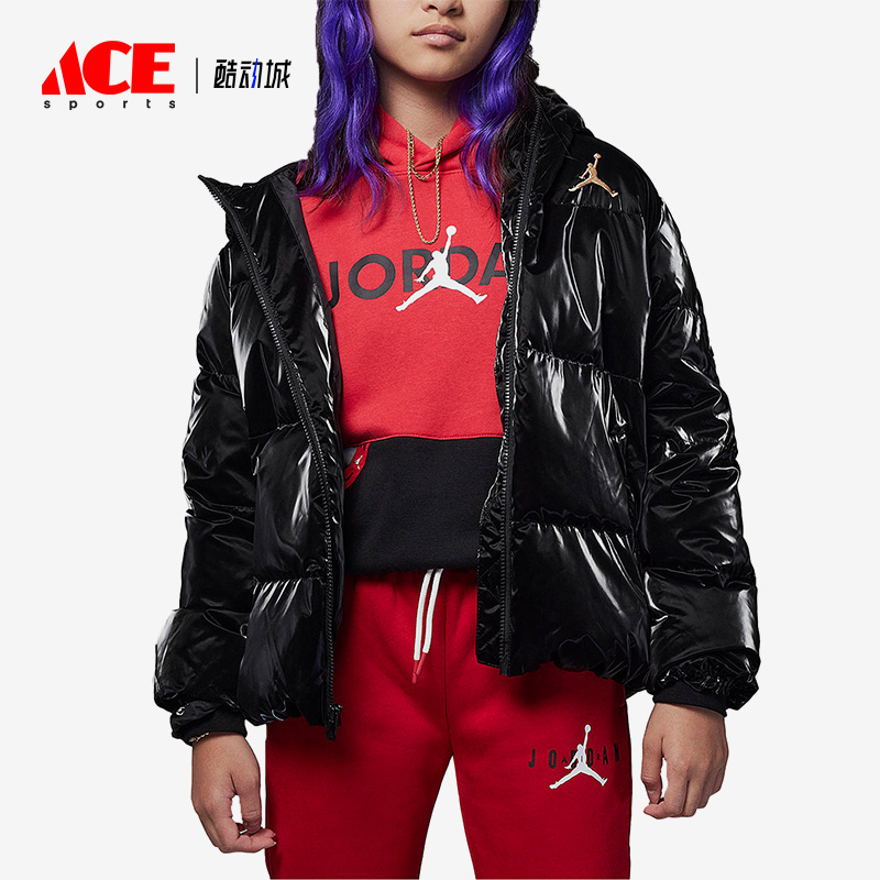 Nike/耐克正品新款Air Jordan大童运动保暖夹克羽绒服FB9266-010