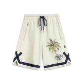 李宁正品 AKSV191 反伍BADFIVE男子舒适透气百搭针织运动休闲短裤