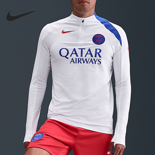 Nike/耐克正品Dri-Fit男士吸湿时尚足球长袖T恤HM3356-101