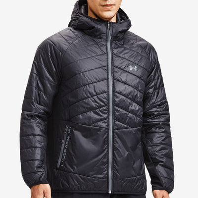 UA安德玛正品冬季男子防风保暖连帽训练休闲运动夹克外套1375447