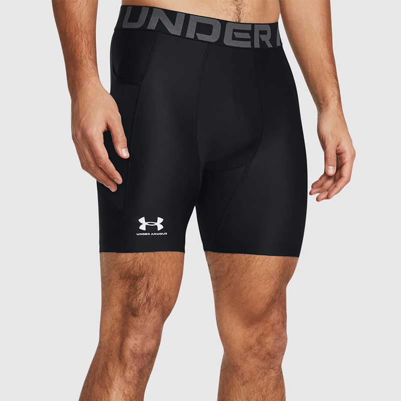 UA/安德玛正品2025新款男士字母印花跑步训练舒适短裤1361596-002