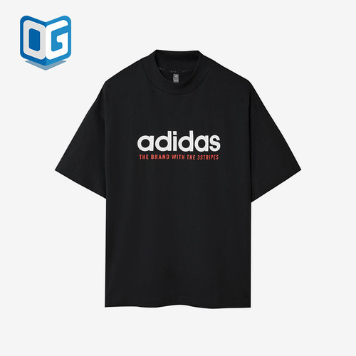 Adidas/阿迪达斯正品2025男士圆领运动休闲日常透气短袖KG8942