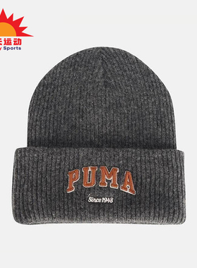 Puma/彪马正品2025年夏季男女运动保暖经典休闲针织帽027233-01