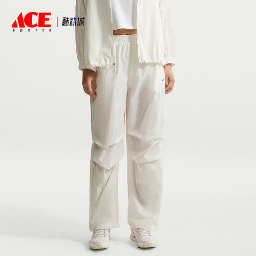 Nike/耐克正品2026女士休闲梭织经典简约透气舒适长裤IO3377-133