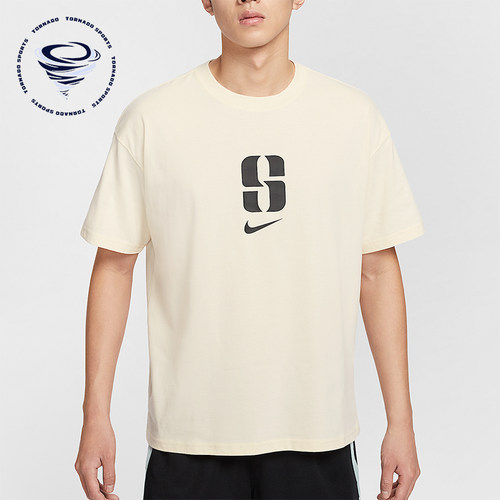 Nike/耐克正品2025男士休闲圆领套头印花透气篮球短袖IO4239-113