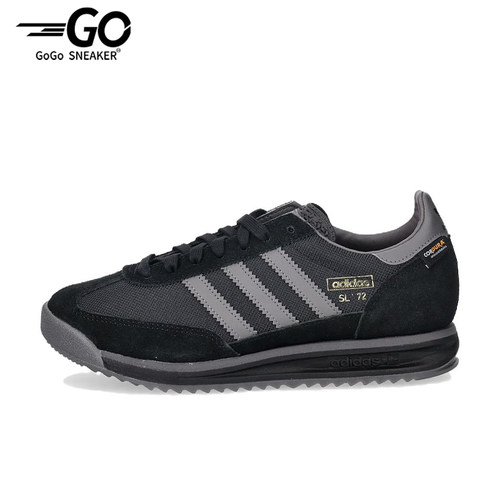 Adidas/阿迪达斯正品三叶草SL72新款男黑经典灰色休闲鞋KK3643