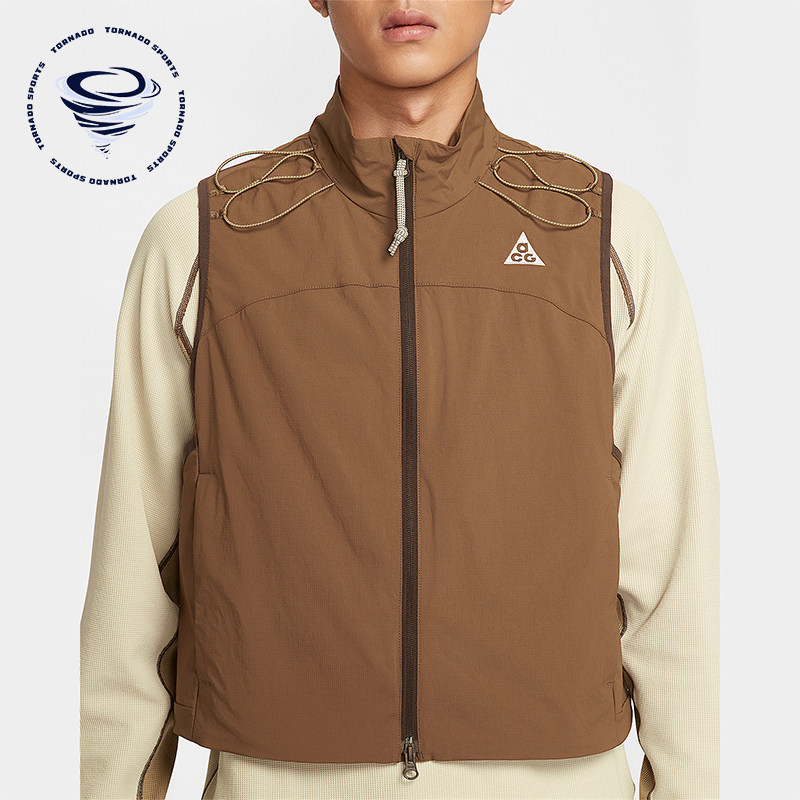 Nike/耐克正品Death Bloom男士休闲宽松户外立领马甲HV0601-235