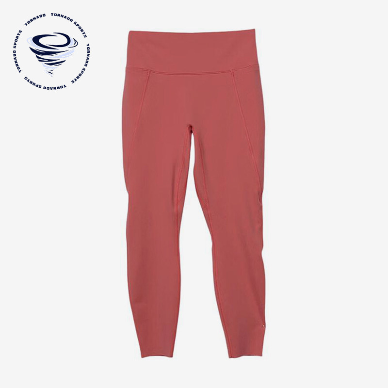 Nike/耐克正品新款女粉色跑步紧身纯色经典跑步长裤HQ6814-897