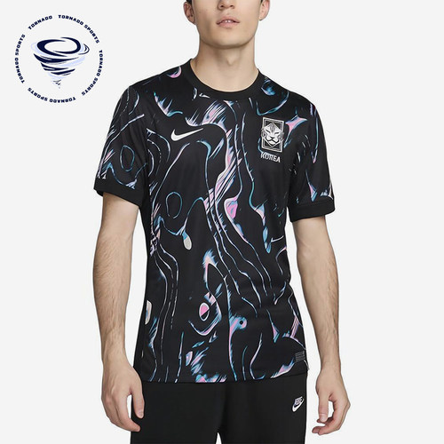Nike/耐克正品Stadium Away男士圆领满印足球套头球衣FJ4281-010