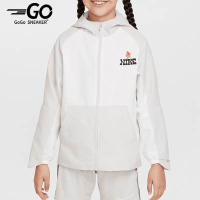 Nike/耐克正品Dri-FIT大童连帽梭织透气经典防晒外套IH0831-072