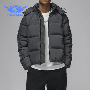 保暖宽松梭织连帽羽绒服FV7220 JORDAN男士 060 耐克正品 Nike