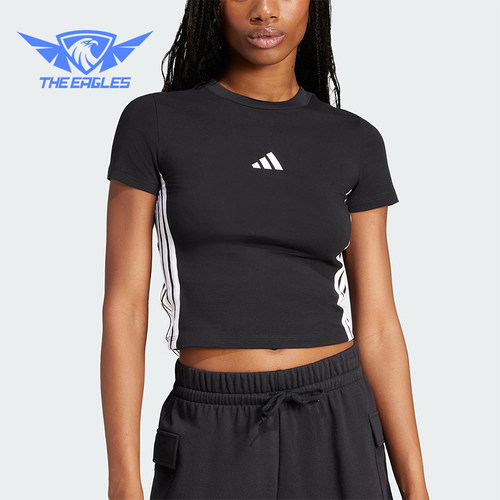 Adidas/阿迪达斯正品ESENTIALSENTIALSLIMT-经典短袖T恤JC8325