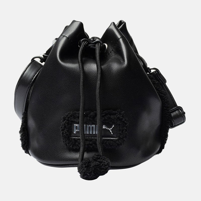 PUMA/彪马正品当季新款男女同款皮革拼接单肩水桶包077474-01,运动包/户外包/配件,单肩背包,淘宝优惠券,粉丝福利购,淘宝优惠卷