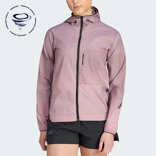 Adidas/阿迪达斯正品春秋款女士运动拉链经典连帽长袖外套KH4572