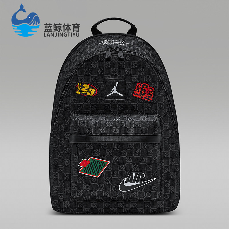 Nike/耐克正品JORDANMonogram新款男黑色经典双肩背包IQ3202-010