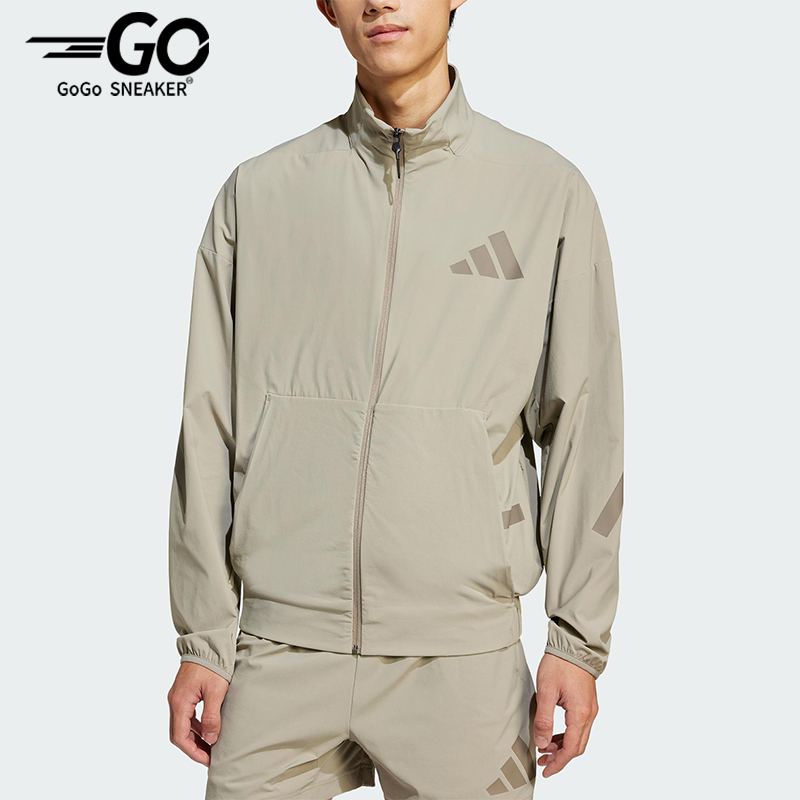Adidas/阿迪达斯正品新款男士经典立领梭织训练运动夹克JN9028