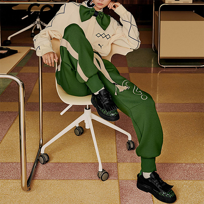 Puma/彪马正品STAFFONLY MONOPOLY男女同款针织束脚长裤539890-80