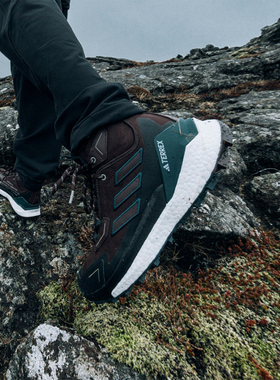 Adidas/阿迪达斯正品新款男女户外耐磨运动登山徒步鞋IF2412