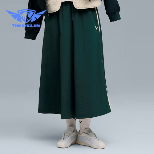 Puma/彪马正品2025秋季款女士透气宽松高腰休闲半身裙634064-75