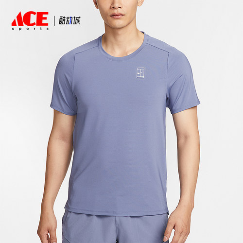 Nike/耐克正品 Dri-FIT男士简约透气网球经典短袖T恤FZ6911-499
