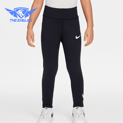 Nike/耐克正品休闲  新款小童针织薄绒紧身运动长裤II0376-010