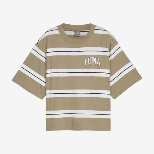 Puma彪马正品Squad女士宽松条纹字母运动轻便舒适短裤692983-67