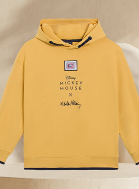 李宁正品新款儿童运动休闲时尚潮流连帽卫衣套头衫YWDR511-1-2