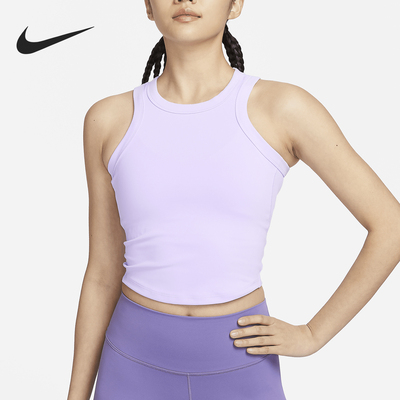 Nike/耐克正品One Fitted Dri-FIT女士短款背心FN2807-512