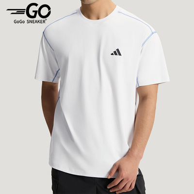 Adidas/阿迪达斯正品LOOSE T-SHIRT男士运动凉感短袖T恤KZ2247