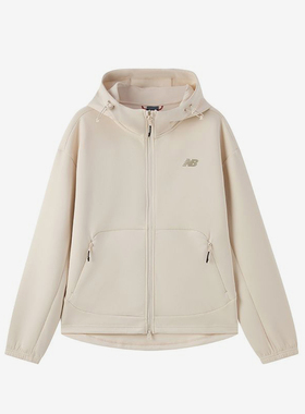 New Balance/NB正品运动男子户外休闲连帽夹克外套MDF13051-LBE