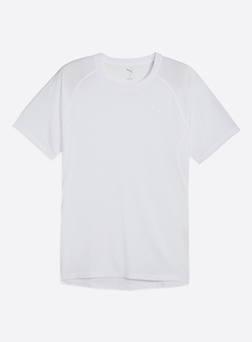 Puma/彪马正品2025夏季男士户外简约经典耐穿休闲短袖527241-02