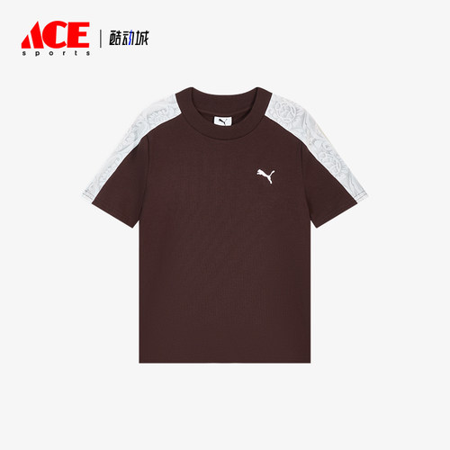 Puma/彪马正品LACE PANEL SS T7女士透气短袖T恤638462-13