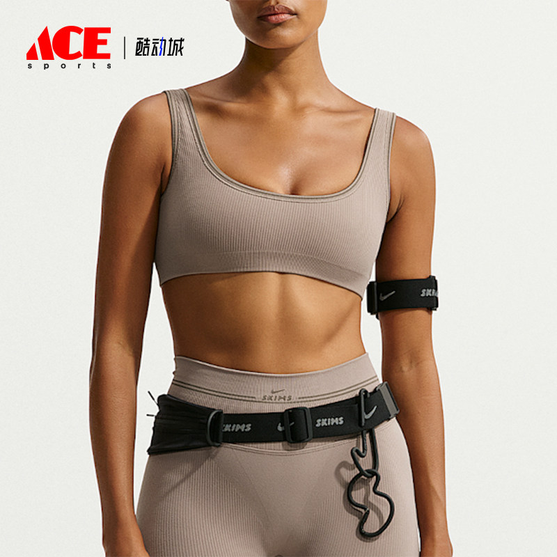 Nike/耐克正品新款女士宽肩带弹性U领复古运动内衣IR5061-260