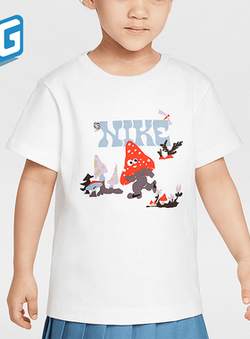 Nike/耐克正品Ringlet小童圆领休闲日常经典透气短袖IM4496-100