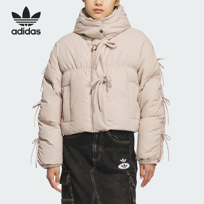 Adidas/阿迪达斯正品BOW PLAY DOWN女士时尚连帽羽绒服KC2610