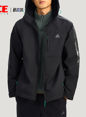 Adidas/阿迪达斯正品2025男士多口袋抓绒保暖户外运动外套KR2496