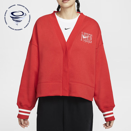 Nike/耐克正品新款女士时尚简约针织加绒夹克外套HJ0947-657