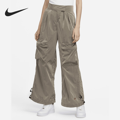 Nike/耐克正品运动女子休闲透气阔腿宽松梭织长裤FB8359-247