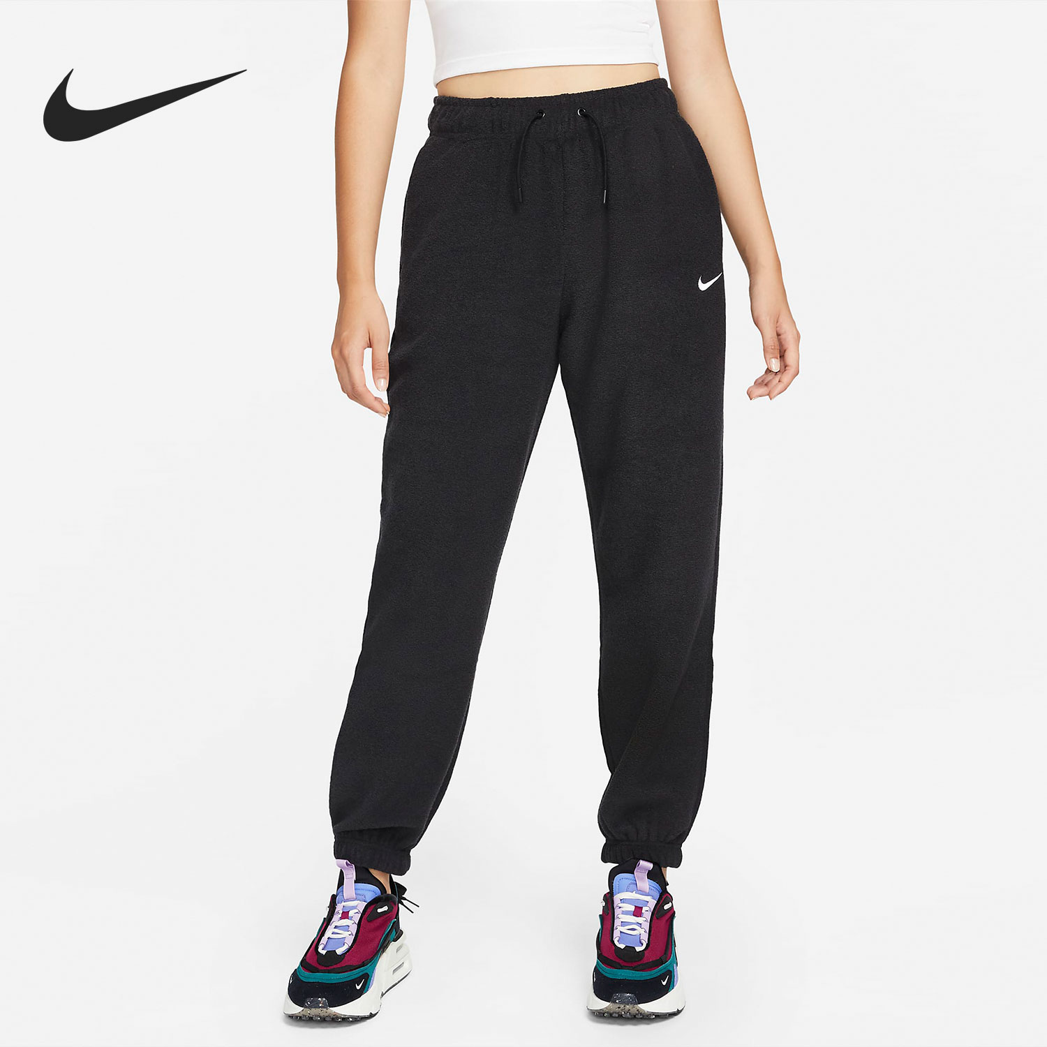 Nike/耐克官方正品女子冬季加绒保暖舒适休闲运动长裤 DD5111-010