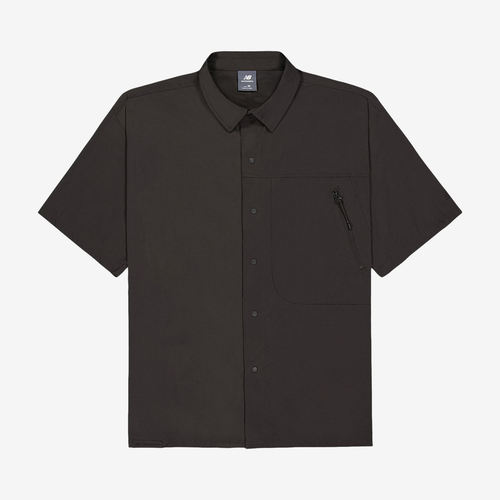 New Balance新百伦正品时尚运动男士短袖透气翻领运动T恤MJ6176X1