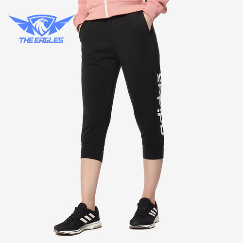 Adidas/阿迪达斯正品新款女士跑步训练健身休闲运动七分裤DP2397