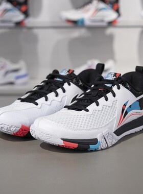 李宁正品贴地飞行Ⅱ LITE男女透气耐磨稳定羽毛球训练鞋AYTT003-2