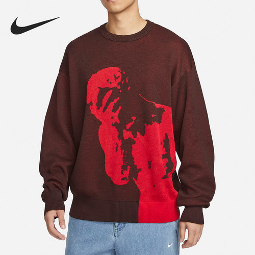 Nike/耐克正品春季新款男女圆领宽松休闲运动卫衣FN2574-227